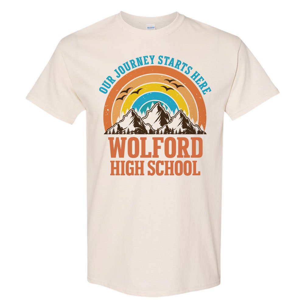 Wolford High School Graduation Gift Shirt Journey